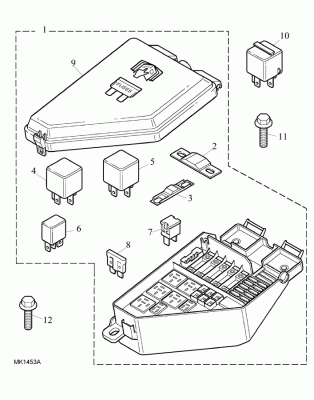 pojistky a relé Rover 45.gif